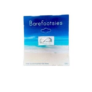 NWT | Barefootsies Fine Silver Plated Toe Ring